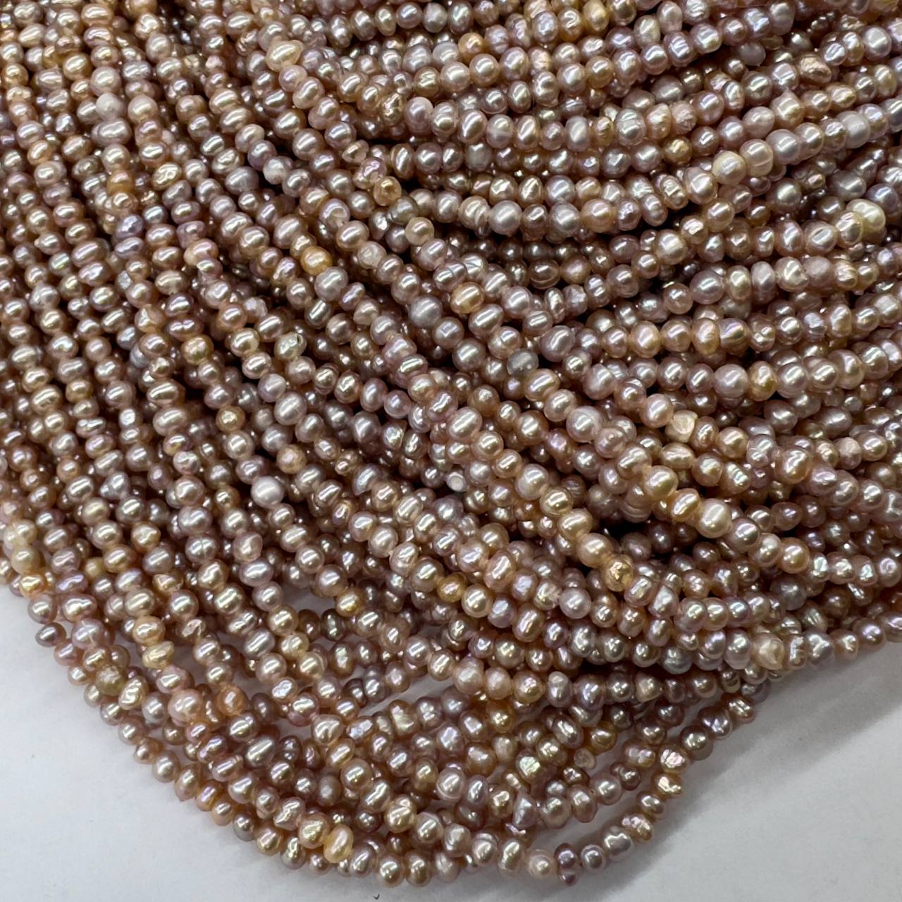 Жемчуг АА культивированный размер 3-3,5мм