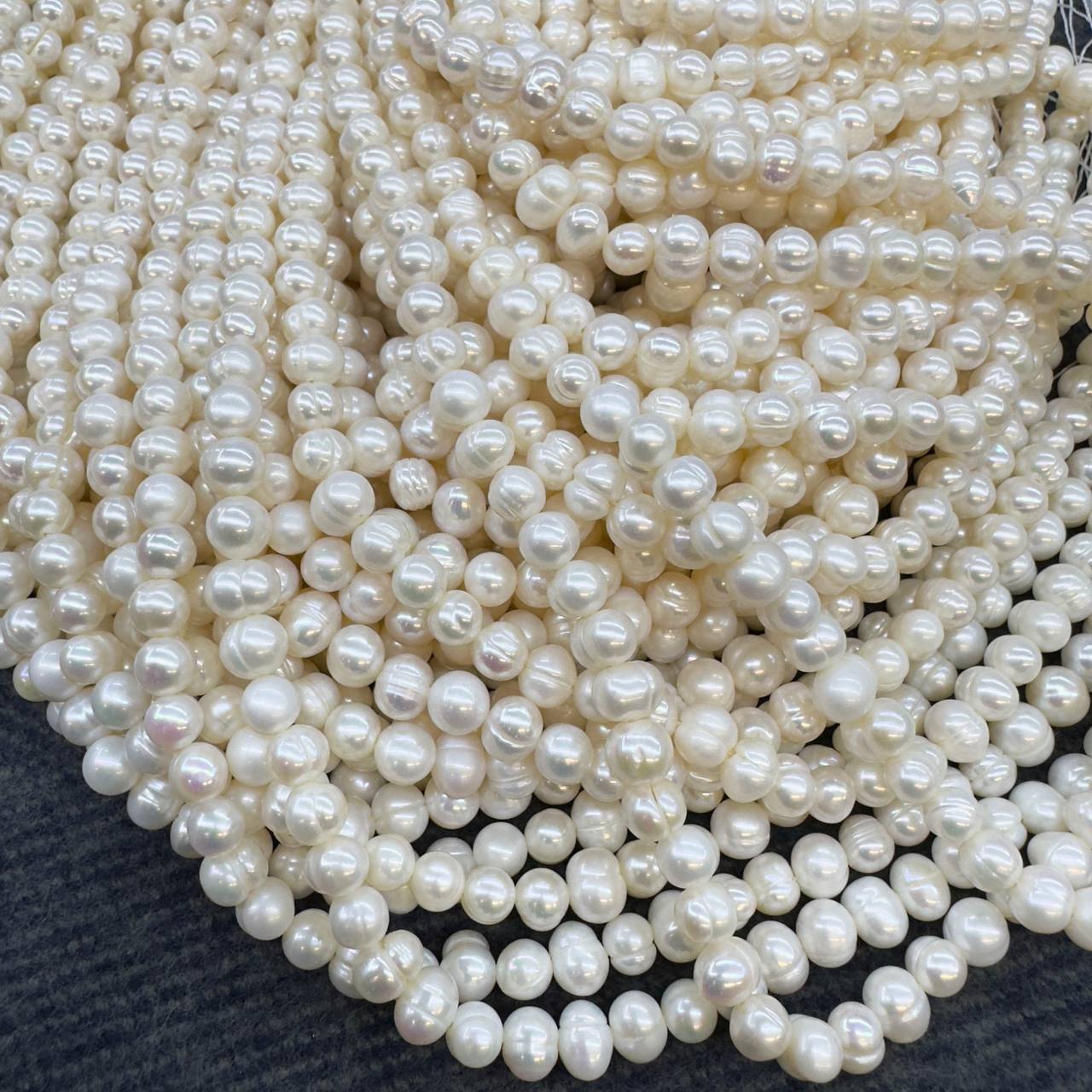 Жемчуг АА культивированный размер 6-7мм