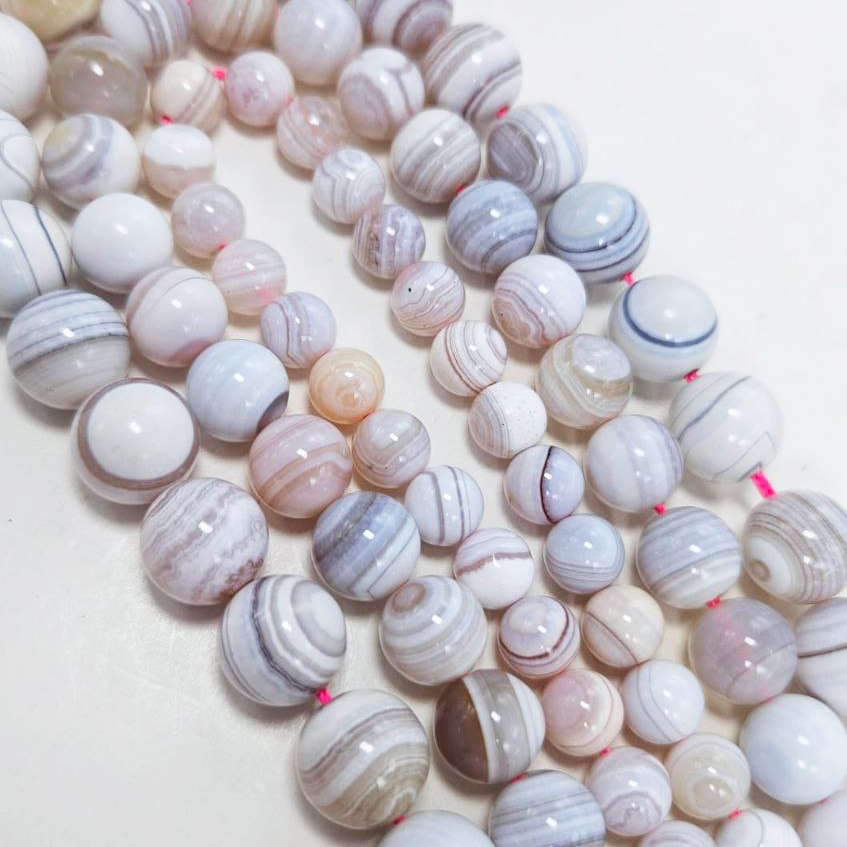 Агат Ботсвана размер 8мм 10мм 12мм натуральный камень