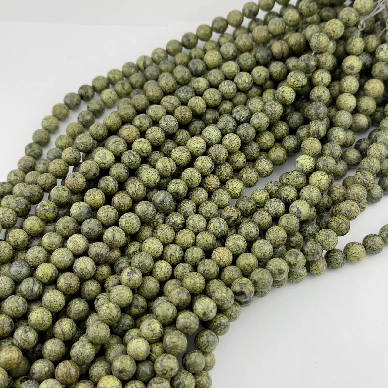 Бусины Змеевик размер 6мм 8мм 10мм